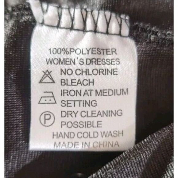 LOVER PRETTY Women Floral Maxi Dress Sz 6 Floral Sheer V-Neck Pleated Waist 144P - Picture 5 of 6